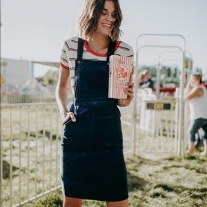 Curdoroy Overall Dress